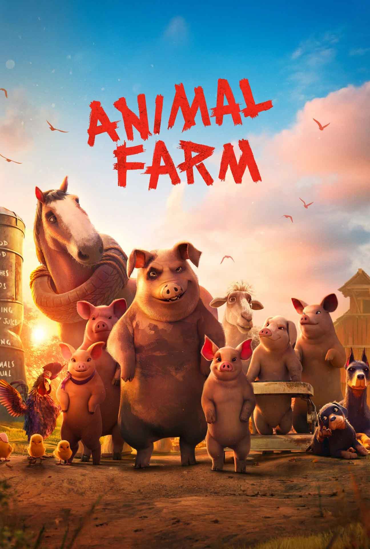 Movie Poster for Animal Farm.